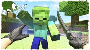 Create meme: minecraft, minecraft zombie