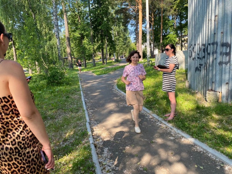 Create meme: woman , To the park, camp torch Biysk