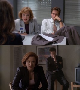 Create meme: Mulder and Scully