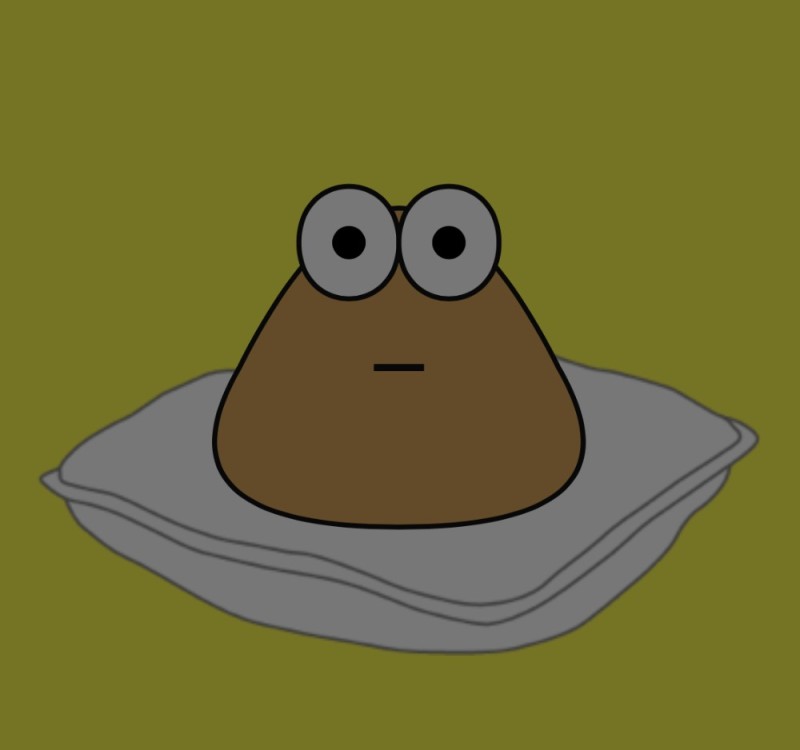 Create meme: turd , pou game, pou ilyusha