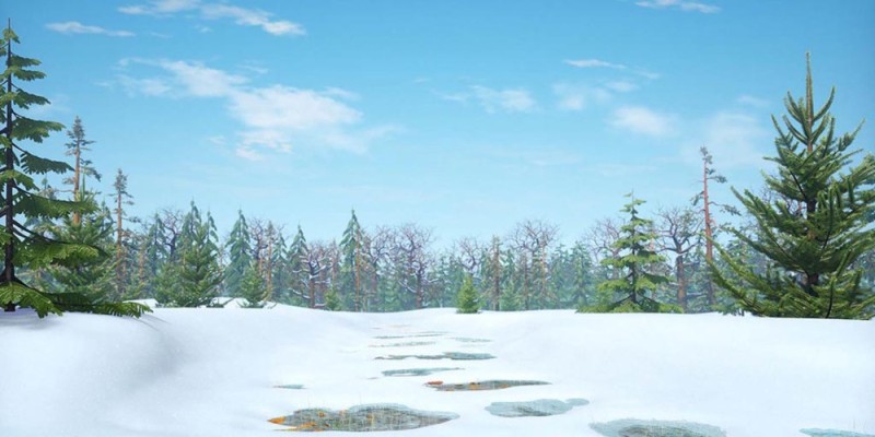 Create meme: fairy winter forest, winter landscapes, winter snow 