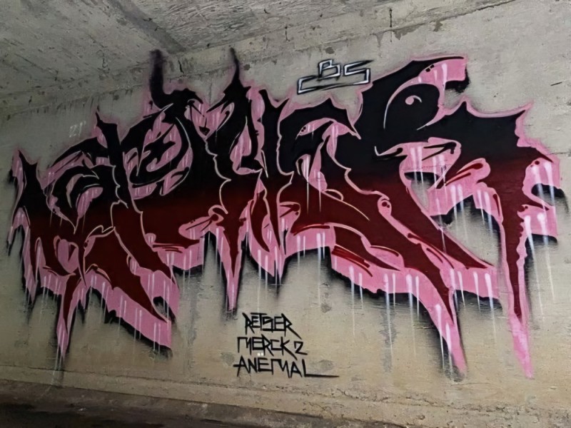 Create meme: artistic graffiti, graffiti art, in the style of graffiti
