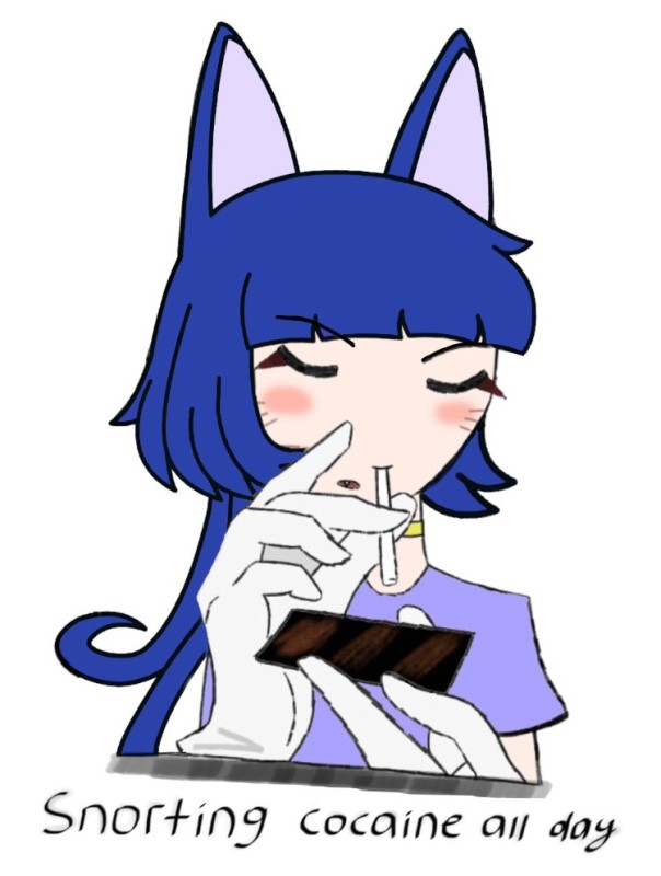 Create meme: stickers for telegram, anime character, neko 