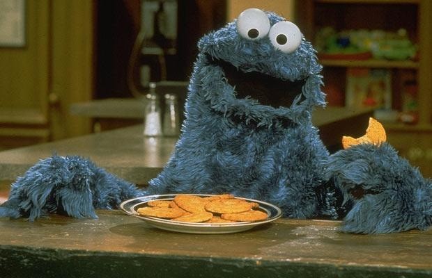 Create meme: cookie monster sesame, sesame street characters cookie monster, Zeliboba Sesame Street