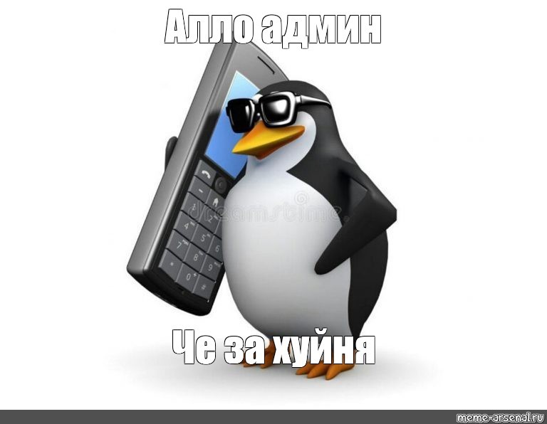 Создать мем: пингвин кланяется мем, пингвин с телефоном, мем с пингвином