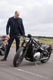 Create meme: motorcycle, prince william bike triumph, steve mcqueen motorcycle