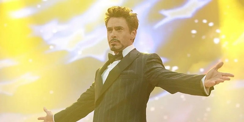 Create meme: Robert Downey Jr. throws up his hands, Robert Downey Jr iron man , Robert Downey meme