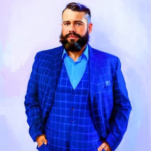 Create meme: men's suit, men's jacket, bearded 