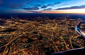 Создать мем: вид с воздуха, вид из окна самолета, самые большие города мира