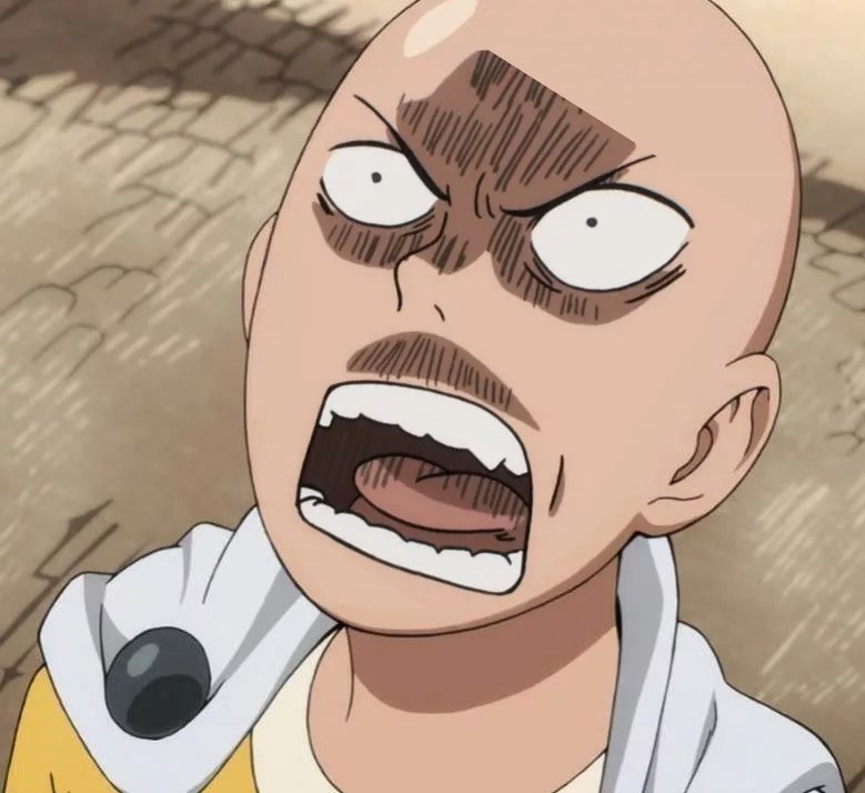 Create meme: anpanman , wanpanchmen saitama face, saitama 