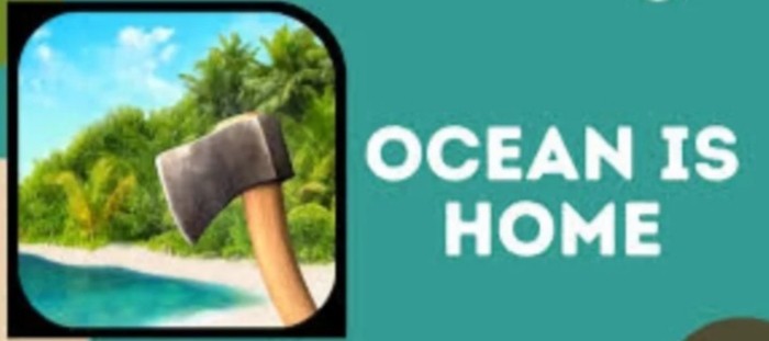 Создать мем: игра вудкрафт остров выживания, ocean is home, ocean is home остров хорнет