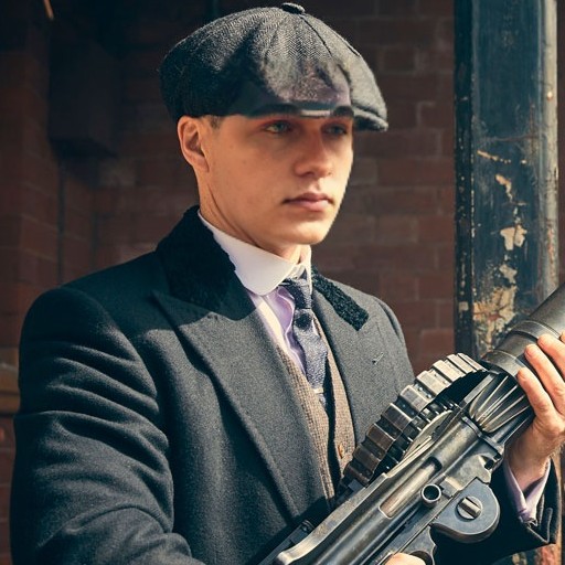 Create meme: Thomas Shelby with a gun, tommy shelby, peaky blinders tommy shelby