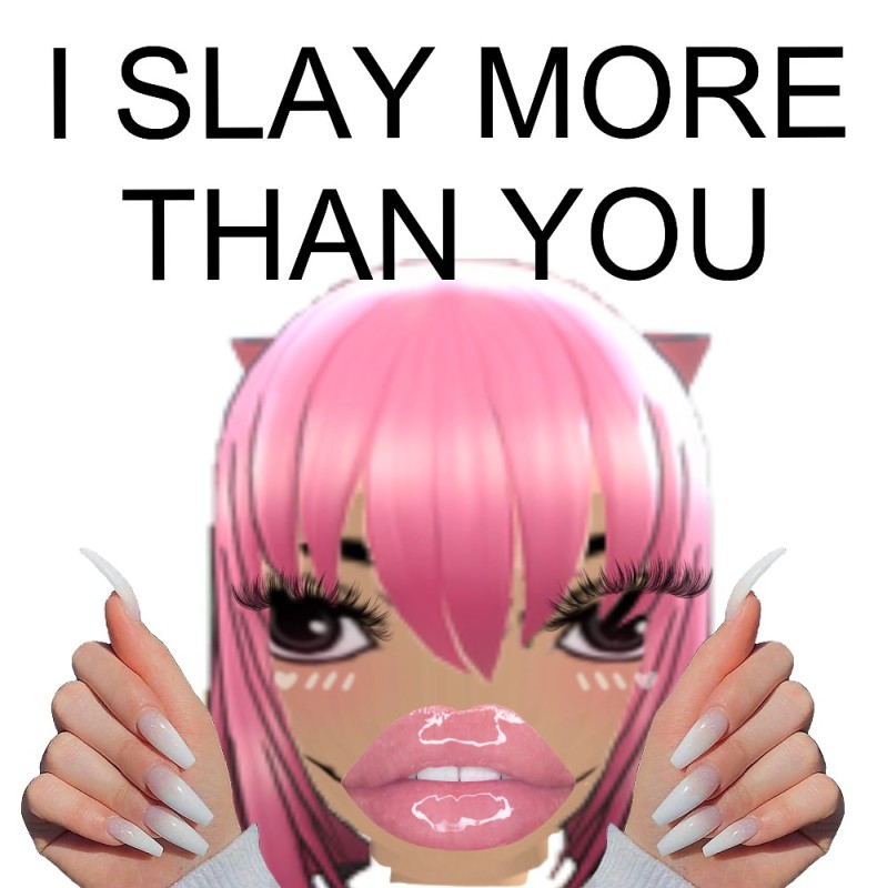 Create meme: figure , imvu, bratz makeup