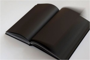 Создать мем: black paper, a book, черная книга