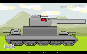 Создать мем: танки мультики про танки, мультики про танки, трехглазый танк из мультика