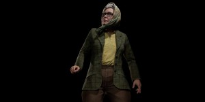 Create meme: woman , play dead by daylight