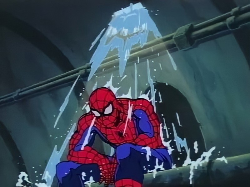 Create meme: cartoon spider-man, spider-man 1994 , spider-man 94