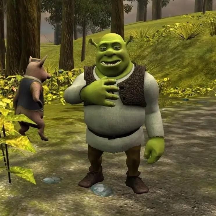 Создать мем: шрек мем, игра shrek forever after, игра шрек