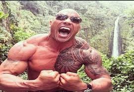 Create meme: Dwayne Johnson Jock, Martin Ford and Dwayne Johnson, Dwayne the Rock Johnson tattoo