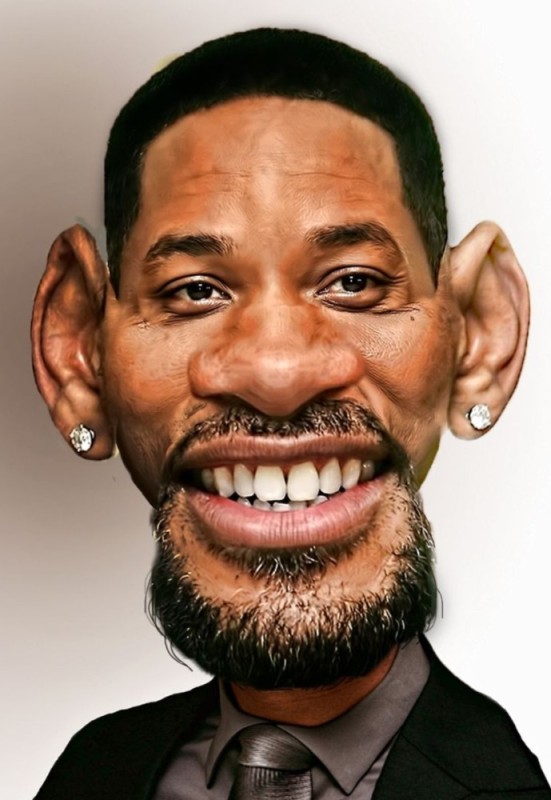 Create meme: Will Smith portrait, Will Smith without teeth, Will Smith with big ears