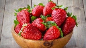 Create meme: Fresh Strawberries, strawberries, strawberry
