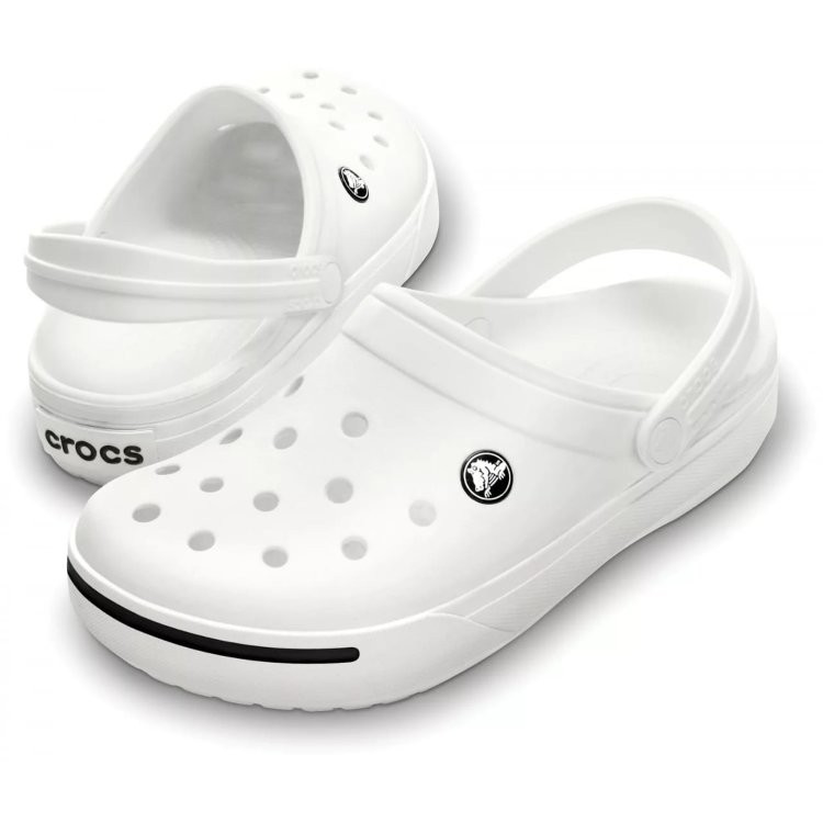 Создать мем: crocs белые, сабо crocs bayaband clog, crocs crocband