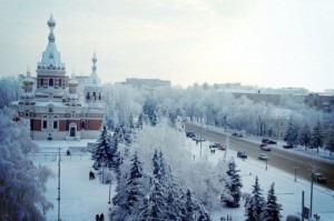 Create meme: winter, Omsk, uralsk