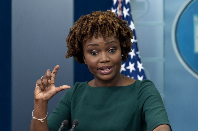 Create meme: Karin jean Pierre, US Press Secretary Karin Jean-Pierre, US press Secretary 2022 jean pierre