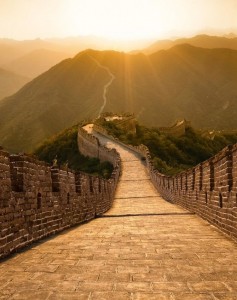 Create meme: world heritage the great wall of China, the great wall of China, The great wall of China