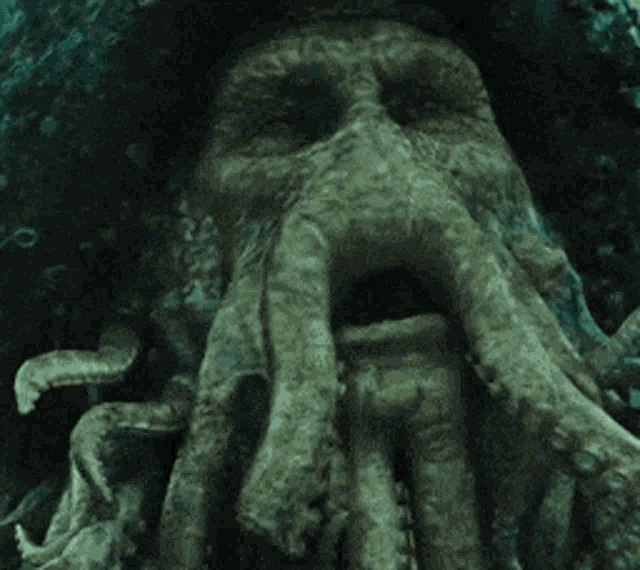 Create meme: pirates of the Caribbean Davy Jones, dies from cringe, pirates of the caribbean davy jones