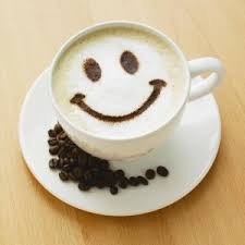 Create meme: coffee with a smile, a cup of coffee, coffee Cup