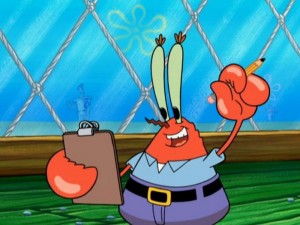 Create meme: Mr. Krabs, sponge Bob square pants