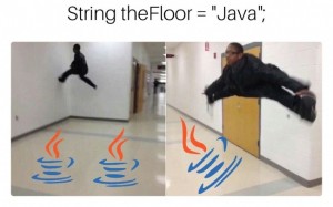Создать мем: floor is java, мем the floor is, пол это лава видео приколы