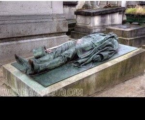 Create meme: the tomb of Victor Noir, Paris Pere Lachaise cemetery, père Lachaise monument to journalist