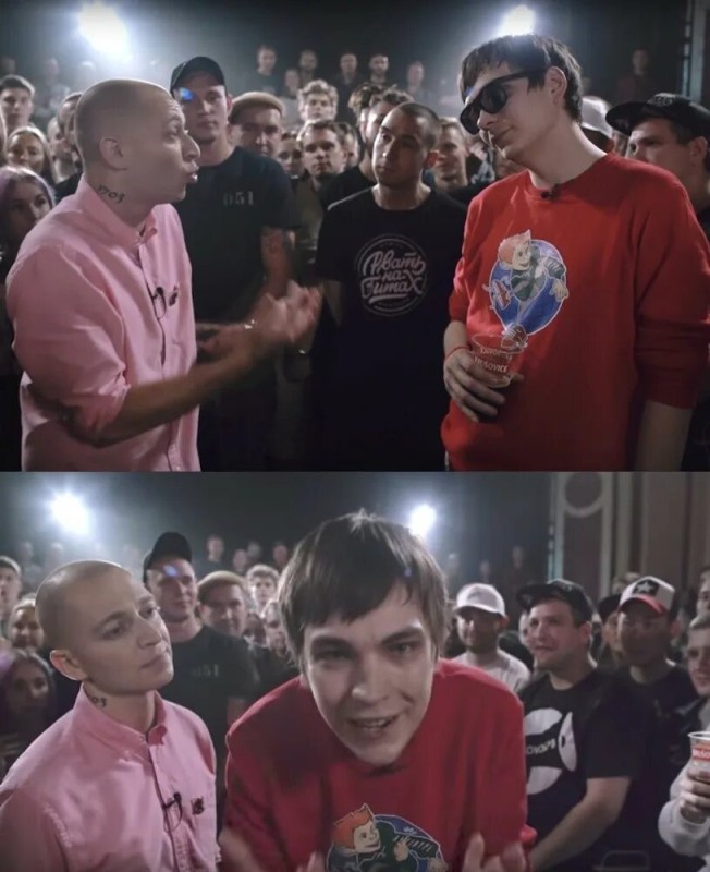 Create meme: battle of oxymoron, rapper oxxxymiron , oxxxymiron battle