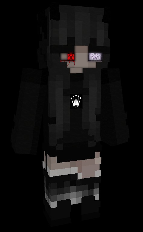 Create meme: minecraft skin , Gothic minecraft, black skins for minecraft emo