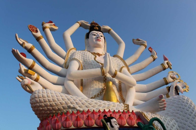 Create meme: many-armed God Shiva, the multi - armed indian goddess, The many-armed goddess in India