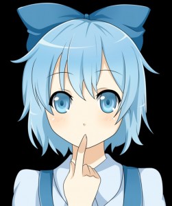 Create meme: Touhou cirno, cheese tank, yandere cirno