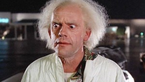 Create meme: Emmett brown, Emmett brown Christopher Lloyd, Dr. Emmett brown