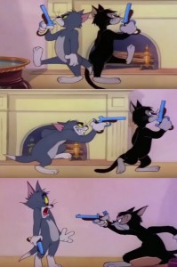 Create meme: Tom and Jerry in Russian, tom and jerry tom, Tom and Jerry footage from the cartoon