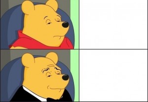 Create meme: Winnie the Pooh in a Tux, pooh, meme Winnie the Pooh in a Tux