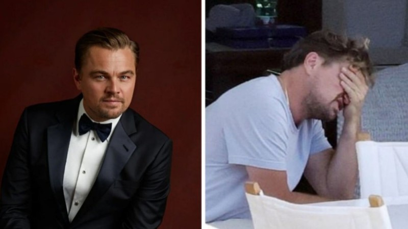 Create meme: leonardo dicaprio, leonardo dicaprio's hairstyle, leonardo dicaprio 2004