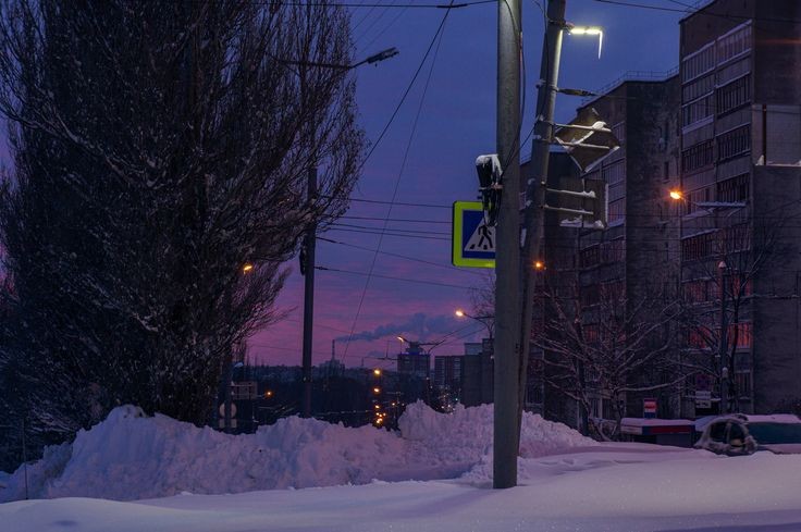 Create meme: lighting, evening , Russia winter