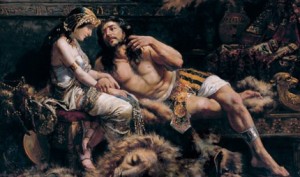 Create meme: Samson, samson, "Samson and Delilah" by Paul Rubens