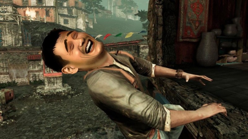 Create meme: anchored game, uncharted game, uncharted