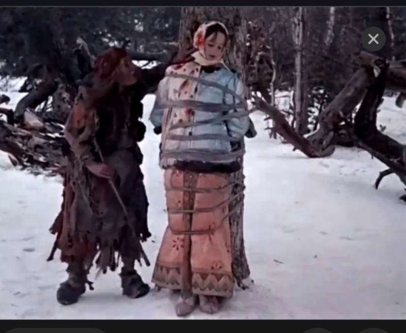 Create meme: Baba Yaga, father frost , Morozko movie 1964, Alexander Rowe shot from the movie "Morozko" 1964