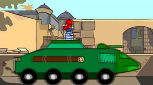 Create meme: cartoons about tanks zombie tank, cartoons about tanks zombies, tantamount