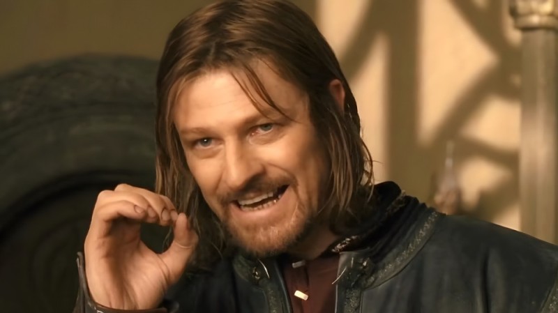 Create meme: Sean bean Boromir, Sean bean Boromir meme, meme Lord of the rings Boromir