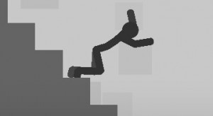 Создать мем: я падаю, stickman dismount, падает