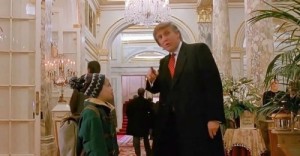 Create meme: cameo, trump home alone, trump meme